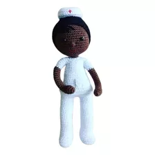 Muñeca Enfermera Tejida A Crochet