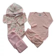 Conjunto Body Soft + Conjunto Malha Longo - Kit C/4 Peças