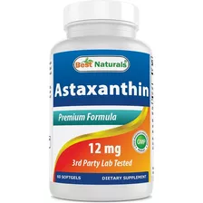 Best Naturals | Astaxanthin | 12mg | 60 Softgels