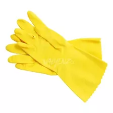 2 Guantes Látex Amarillo Talla L Limpieza Cocina Multiuso