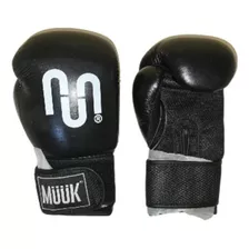 Guante De Box Cuero 12 Oz Negro Muuk