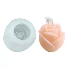 Molde De Silicona En Forma De Rosa, Velas Y Jabones