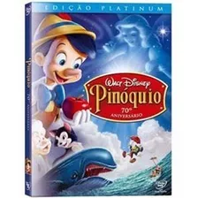 Dvd: Pinóquio - Edição Platinum 70 Anivesário - Orig Lacrado