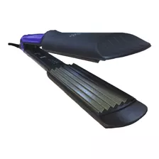 Plancha De Pelo Zig Zag Temperatura Regulable 160°-220° 40w Color Violeta