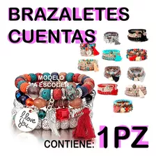 Divina Pulsera Brazalete Moda Cuencas Dije Multicapa Full Color M8 Diámetro 5 Cm