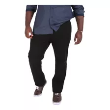 Calça Masculina Branca Sarja Com Lycra Até Nº 66 Plus Size 