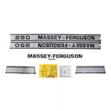 Decalque Faixa Adesiva Trator Massey Fergunson 250 Antigo