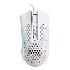 Mouse Gamer De Juego Redragon Storm Elite M988 Lunar White