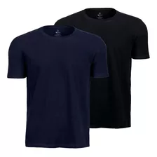 Kit 2 Camisetas Masculina Algodão Egípcio Premium