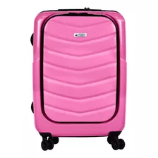 Maleta Rígida 24'' Skypeak Pearl Color Rosa Con Candado Tsa