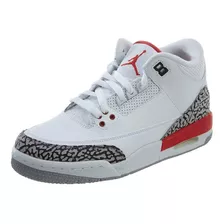 Tenis Jordan Retro 3 Hombre 50% Descuento Blanca