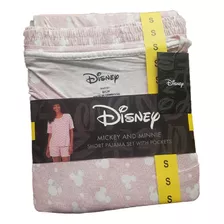 Pijama De Disney Talla S Color Rosado Y Gris Originales