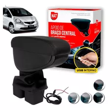 Apoio De Braço Encosto Honda Fit Ano 2009 Até 2014 C/ Usb