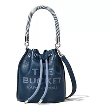 Bolsa The Bucket Marc Jacobs H652l01pf22 426 Blue Sea Color Azul Oscuro