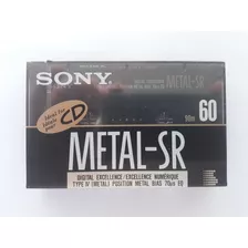 Fita Cassete Sony Sr-60 Metal Virgem E Lacrada