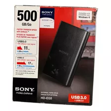 Sony Disco Rígido Externo Hd-eg5 De 500gb (impecable )