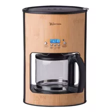 Cafetera Bambú Electron Ba7002 Programable 12tazas Color Negro