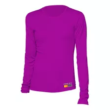 Camisa Uv Feminina Fator 50+ Mangas Longas Esportes Lazer