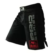 Pantaloneta Deportiva Hombre Mma Boxeo Kick Boxing Negro