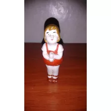 Boneca Alemã De Porcelana Antiga Germany Pintada A Mão