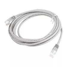 Cable De Red Certificado Patch Cord Cat 6 Qpcom Gris 2m