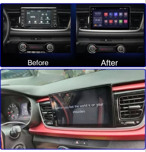 Estreo P/ Kia Rio 2018-2022 Android Carplay Bluetooth 2+32 Foto 3