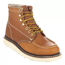 Botas Moc Toe Trabajo Botin Clasico Mocasin Work Construccio