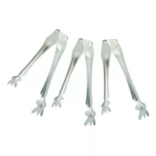 Pinzas Para Hielos De Acero Inoxidable 3 Piezas