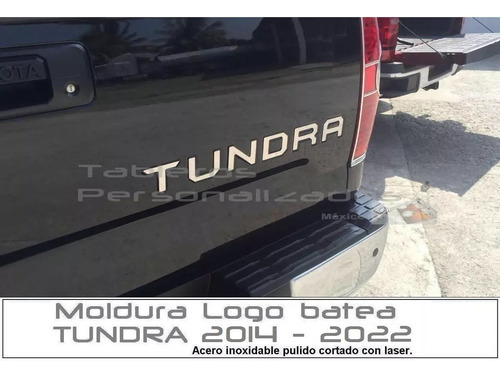 Letras Logotipo Tapa Batea (caja) Toyota Tundra 2014 - 2021 Foto 8