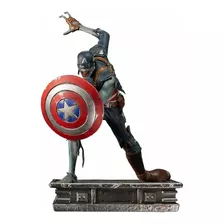 Capitán América Zombie A Escala 1/10 ¿y Si...? Estudios Iron
