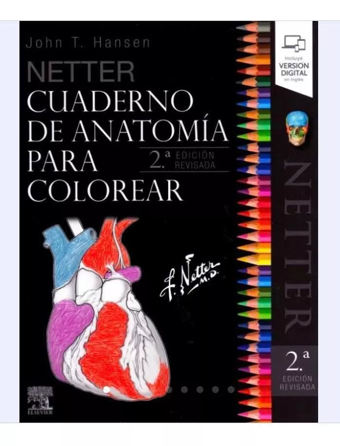 Netter. Cuaderno De Anatomía Para Colorear 2 Revis/