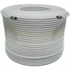 Cabo Rge Coaxial Antena Tv Pronto Com Conector 5 Metros