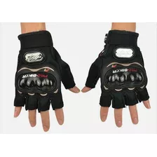 Guantes Motociclista Medio Dedo Con Proteccion