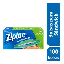 Ziploc Bolsas Para Sándwich 100 Bolsas