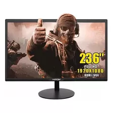 Monitor Gamer 23.6 Pol Hdmi Vga 1920x1080 Hd 75hz Cor Preto