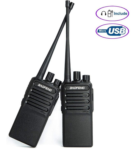 Set 10 Radios Baofeng Bf-c2 Uhf Walkie Talkie Usb Meses S/in Foto 4