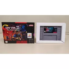 Contra 3: The Alien Wars - Box Traduzido (super Nintendo)