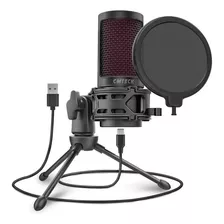 Microfone Condensador Cardióide Podcast Gaming Youtube Usb