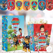 Kit Imprimible Paw Patrol Patrulla Canina Texto Editable