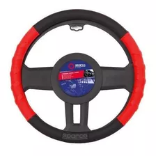 Cubre Volante Deportivo Auto Sparco Gris Rojo Azul