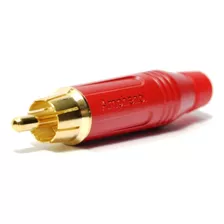 Rca Hembra Aéreo Metálico Rojo Amphenol Acjr-red 