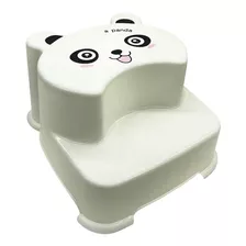 Step Bichinho Panda - Escadinha 2 Degraus Infantil