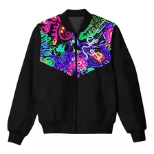 Campera Bomber Flores, Mowi 08