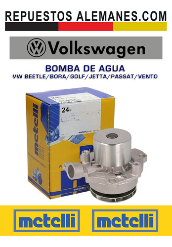 Bomba De Agua Vw Beetle Bora Golf Jetta Passat Vento 2.0 Tdi Foto 2