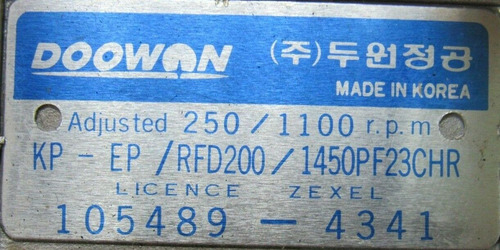 New Daewoo 106671-4834 Injection Pump 999965.11101-7240  Vvh Foto 7