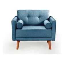 Poltrona Decorativa Luma Cadeira Moderna Luxo Sala Tv Estar