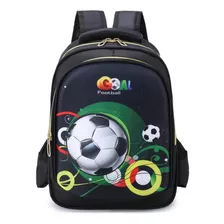 Bolso De Escuela De Fútbol Negro Decáscara Durade 13pulgadas