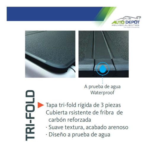 Tapa Rigida Batea Trifold 3 Piezas Chevrol S10 Max 2022 2023 Foto 5