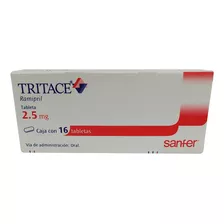 Tritace 2.5mg Caja Con 16 Tabletas