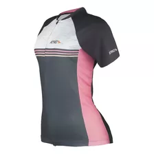 Camisa De Ciclismo Bike Race Stripes Atrio Feminina Tam P